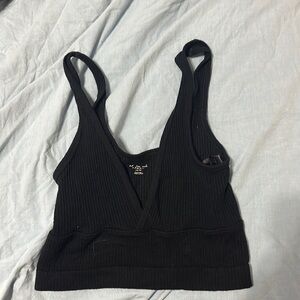 Black out from under low cut top